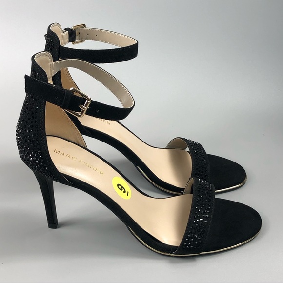 Marc Fisher Betye Rhinestones Pump Sandals - Picture 6 of 11